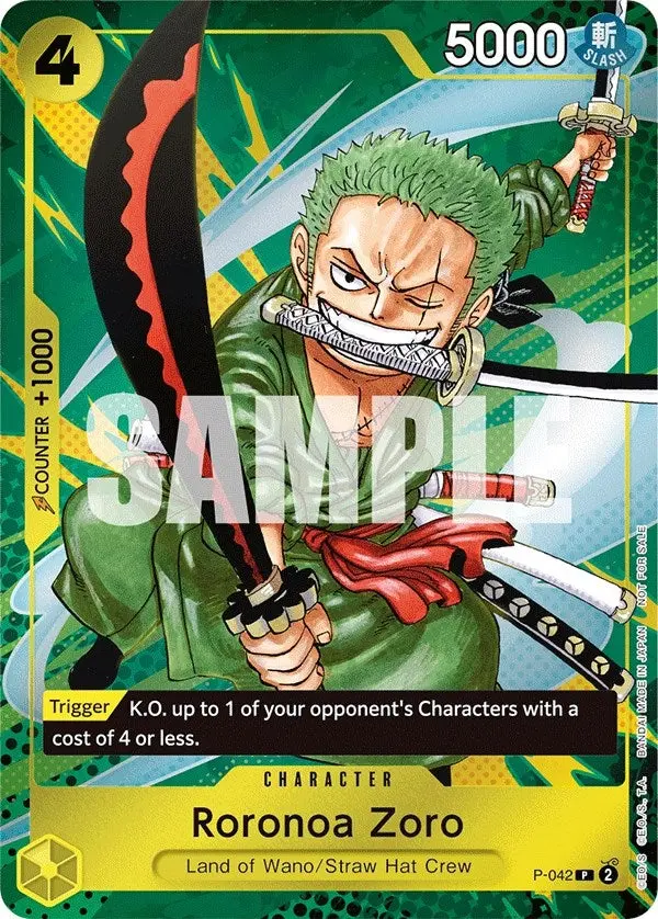 Roronoa Zoro (Event Pack Vol. 3) (P-042) (Op-Pr) 1