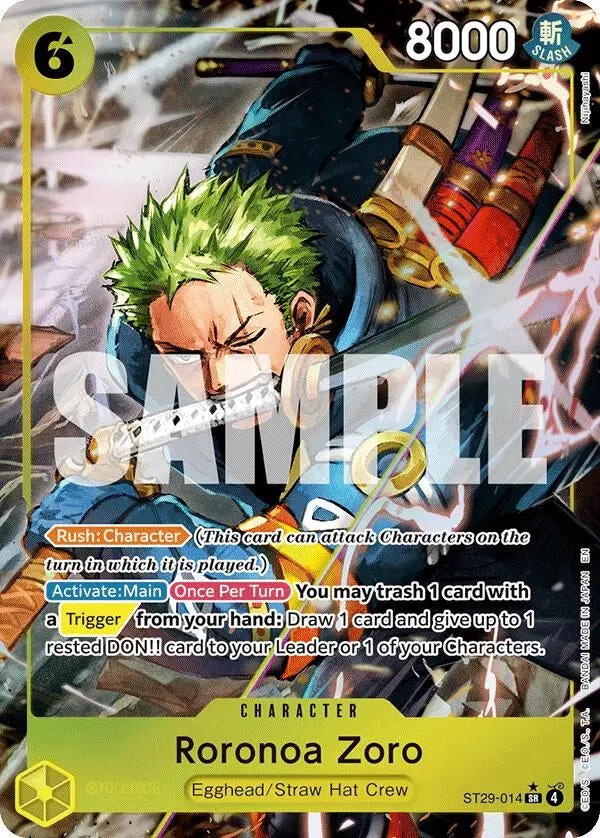 Roronoa Zoro (Full Art) (St29-014) (St-29) 1