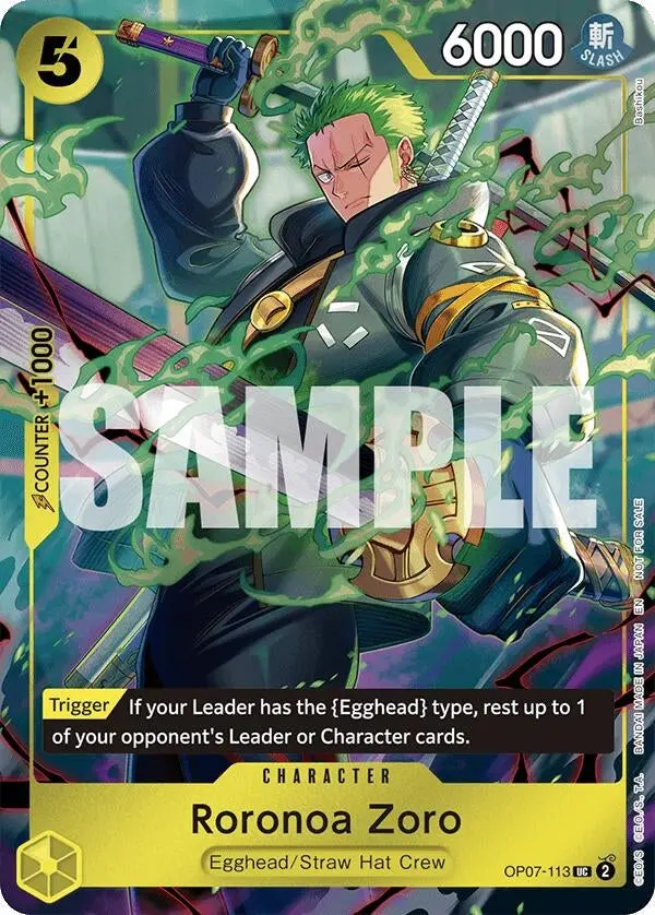 Roronoa Zoro (One Piece Day Dallas 2025) (Op07-113) (Op-Pr) 1