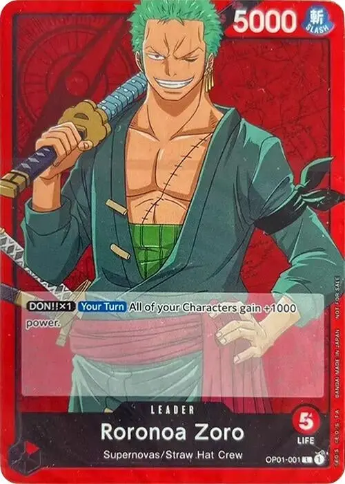 Roronoa Zoro (Op01-001) (Opdd) 1