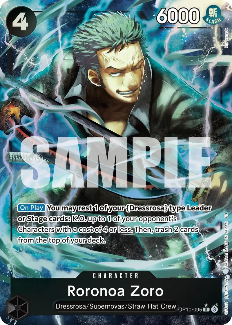 Roronoa Zoro - Op10-095 (Alternate Art) (Op10-095) (Prb-02) 1