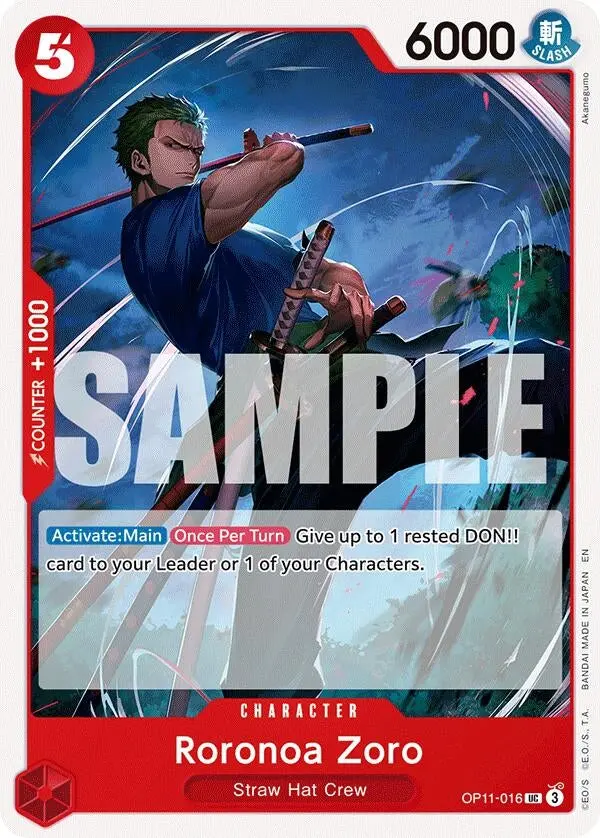 Roronoa Zoro (Op11-016) (Op11) 1
