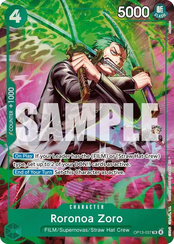Roronoa Zoro (Op13-037) (Op13-037) (Op15-Eb04) 1