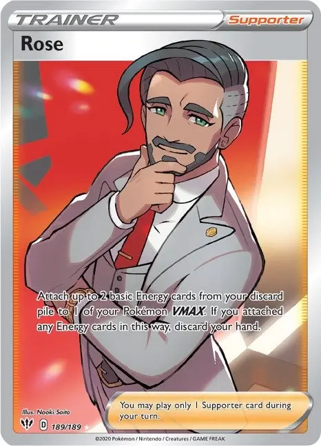 Rose (Full Art) (189/189) (Swsh03) 1