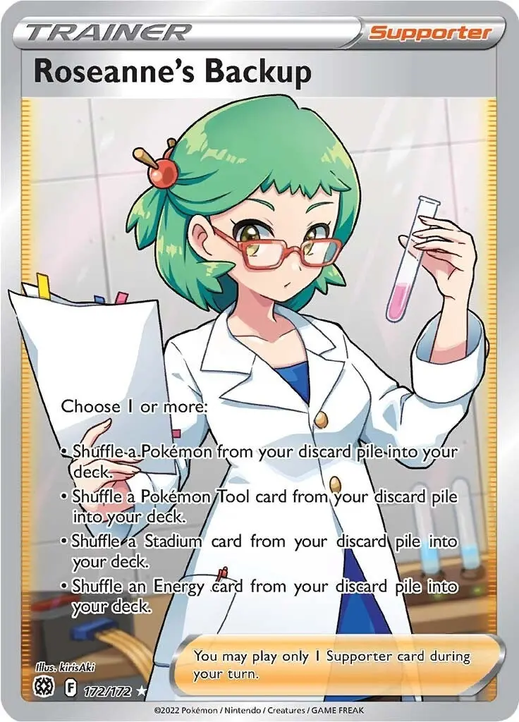 Roseanne's Backup (Full Art) (172/172) (Swsh09) 1