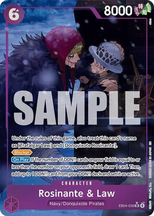 Rosinante & Law (Alternate Art) (Eb04-038) (Op14) 1