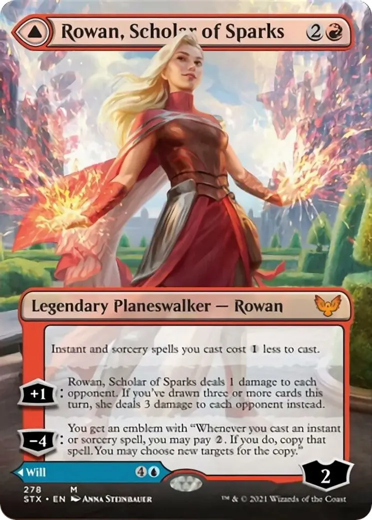 Rowan, Scholar Of Sparks (Borderless) (278) (Stx) 1