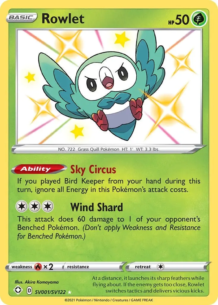 Rowlet (Sv001/Sv122) (Shfsv) 1