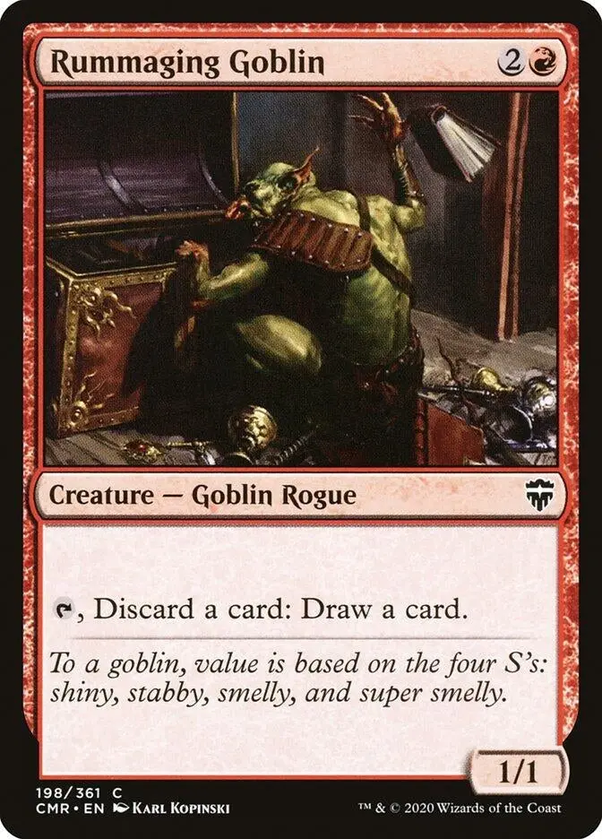 Rummaging Goblin (198) (Cmr) 1