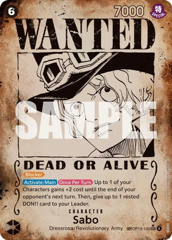 Sabo (120) (Wanted Poster) (Op13-120) (Op13) 1