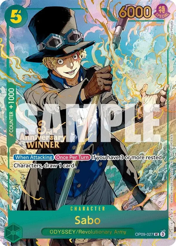 Sabo - Op09-027 (3Rd Anniversary Winner) (Op09-027) (Op-Pr) 1
