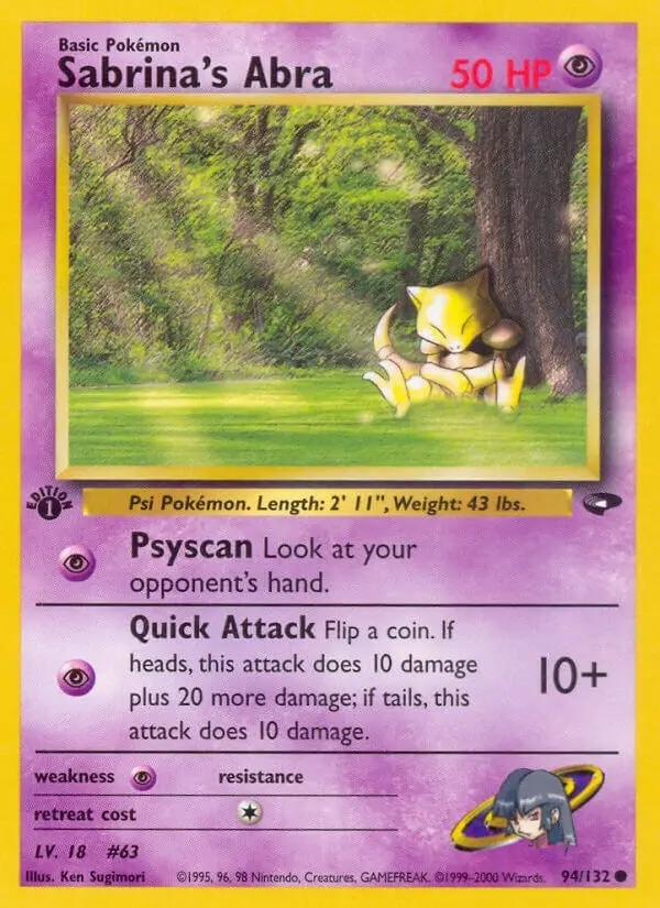 Sabrina's Abra (94) (094/132) (G2) 1