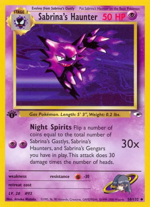 Sabrina's Haunter (058/132) (G1) 1