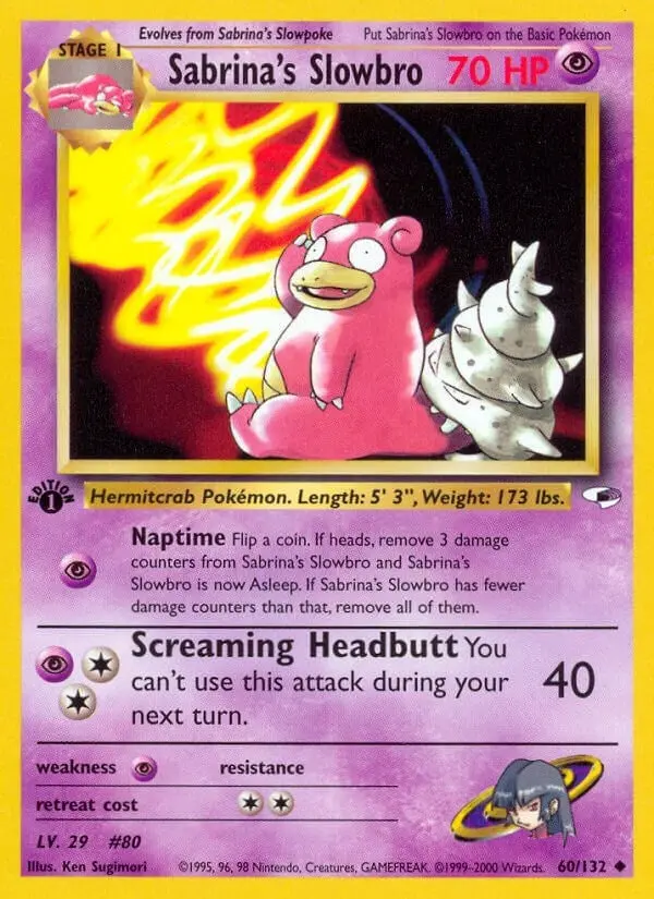 Sabrina's Slowbro (060/132) (G1) 1