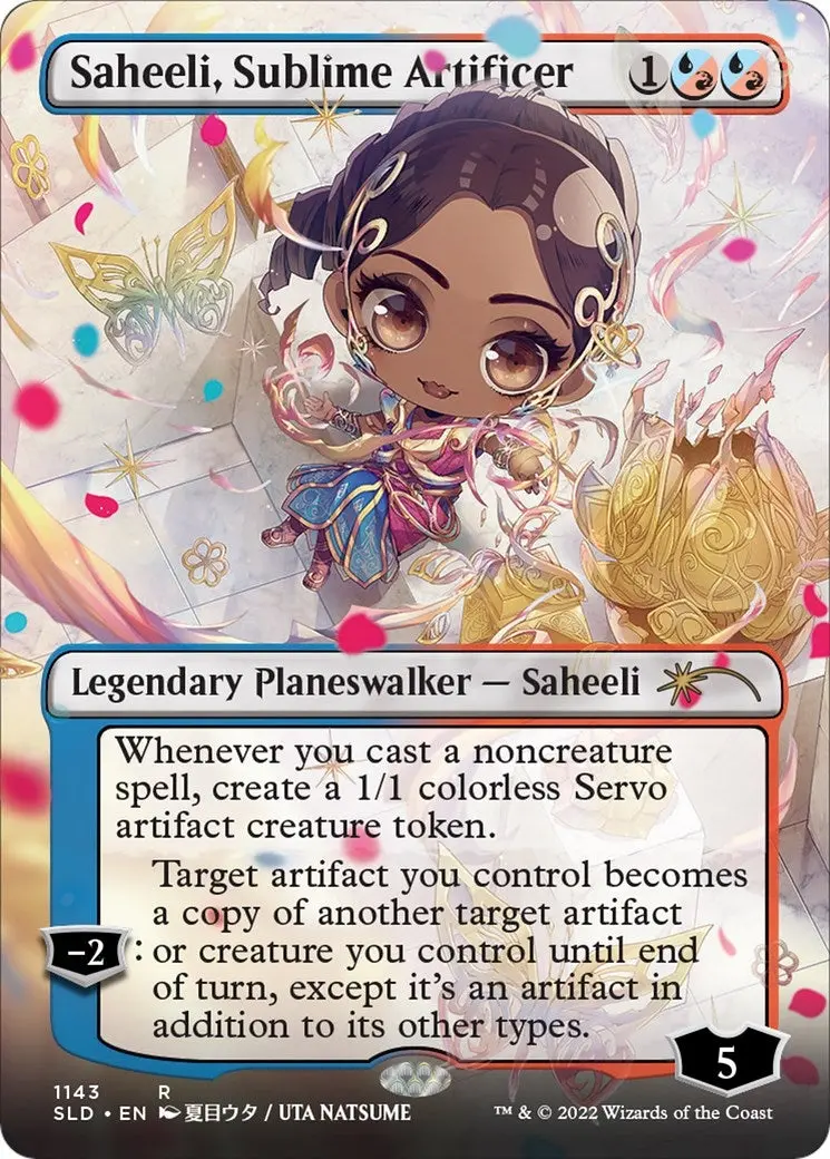 Saheeli, Sublime Artificer (Borderless) (1143) (Sld) 1