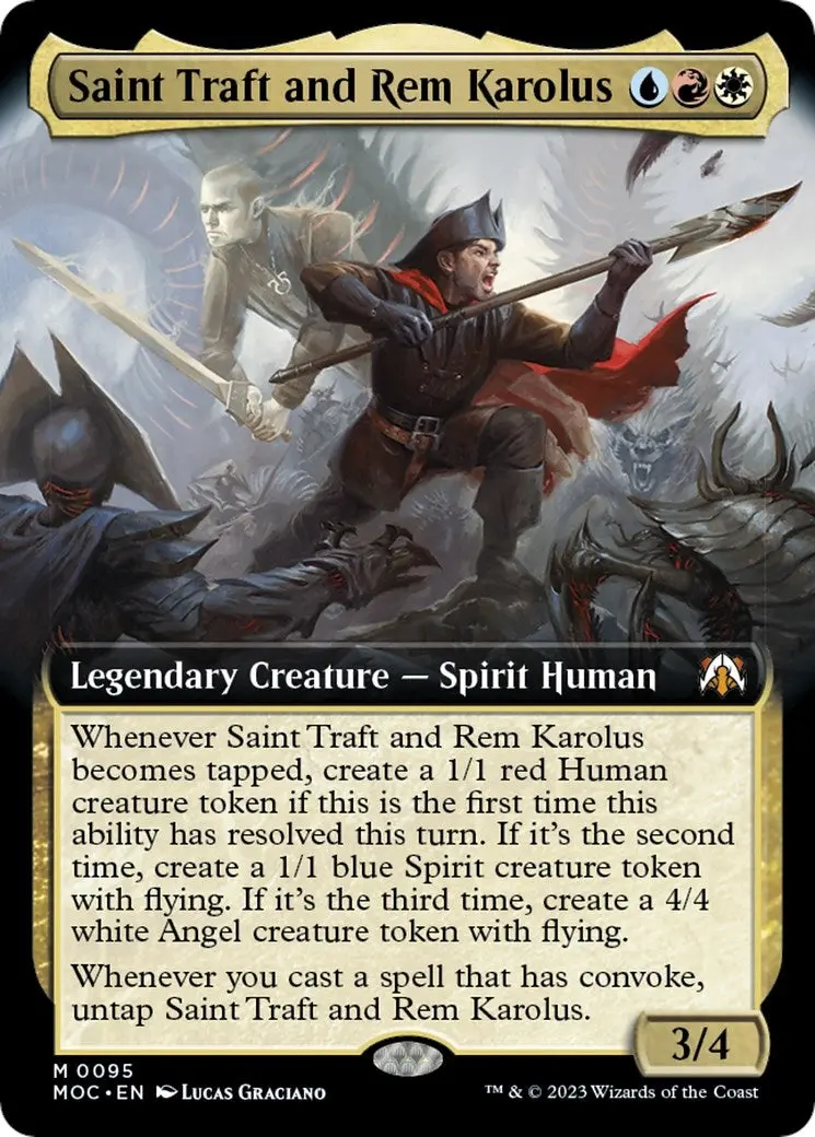 Saint Traft And Rem Karolus (Extended Art) (95) (Moc) 1