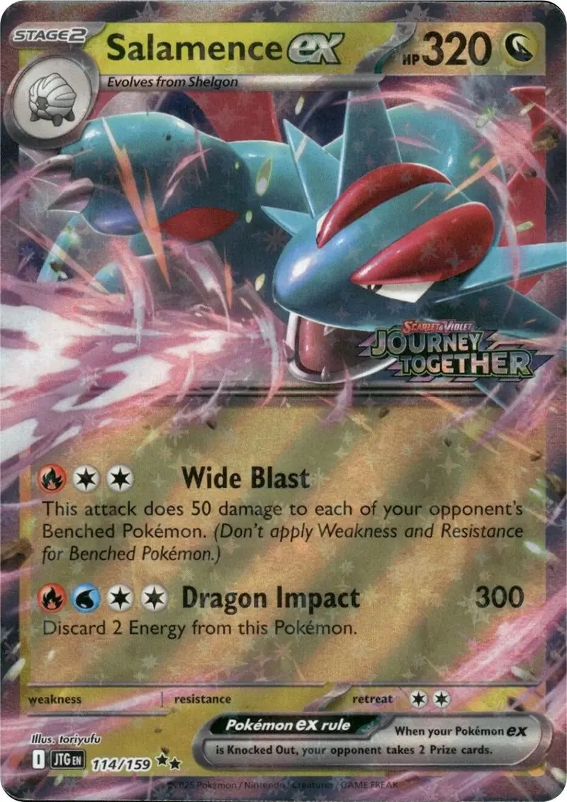 Salamence Ex - 114/159 (Journey Together Stamped) (114/159) (Mcap) 1