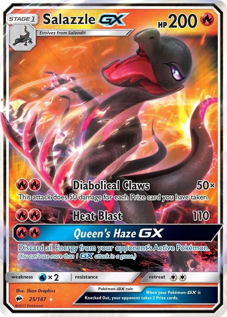 Salazzle Gx (25/147) (Sm03) 1