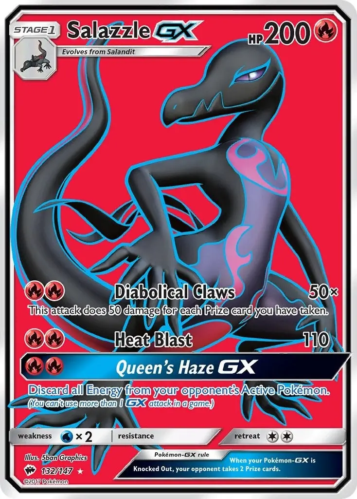 Salazzle Gx (Full Art) (132/147) (Sm03) 1