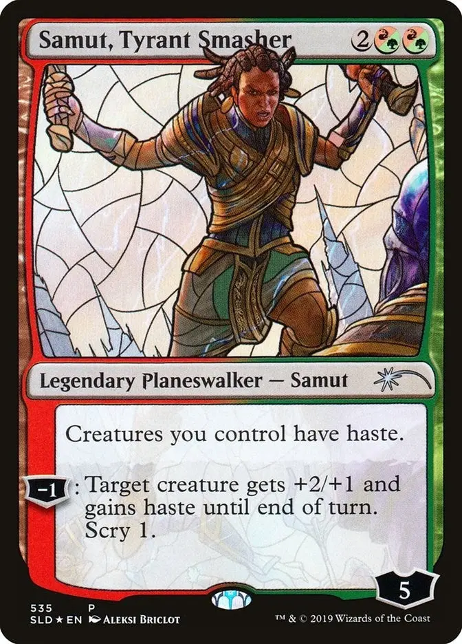 Samut, Tyrant Smasher (Stained Glass) (535) (Sld) 1