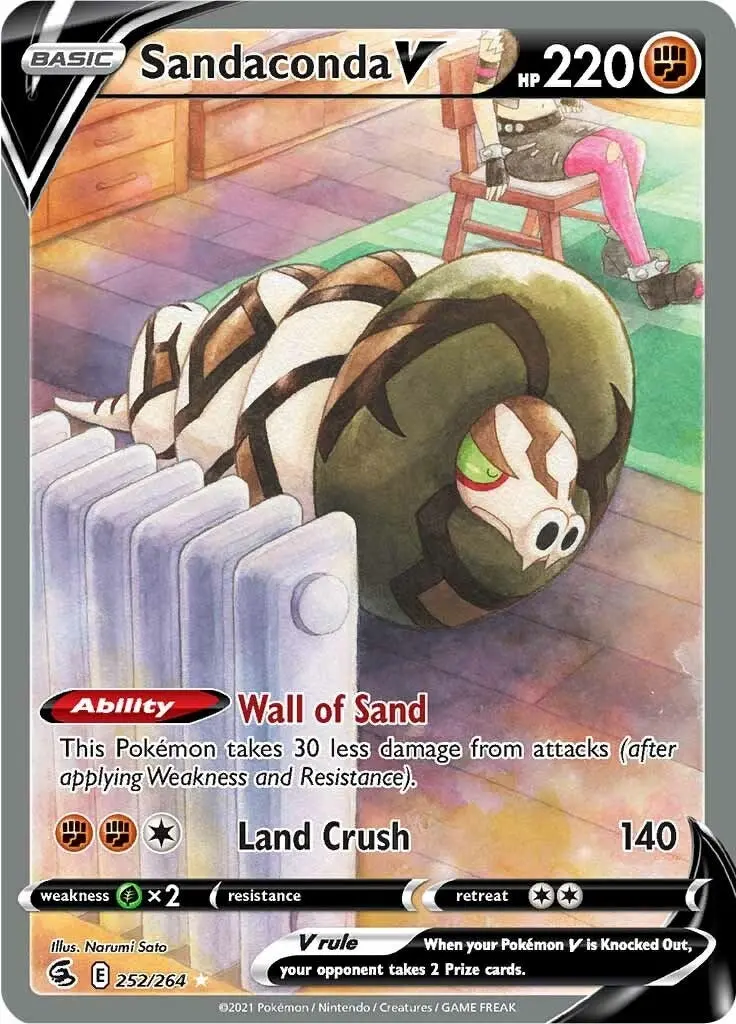 Sandaconda V (Alternate Full Art) (252/264) (Swsh08) 1