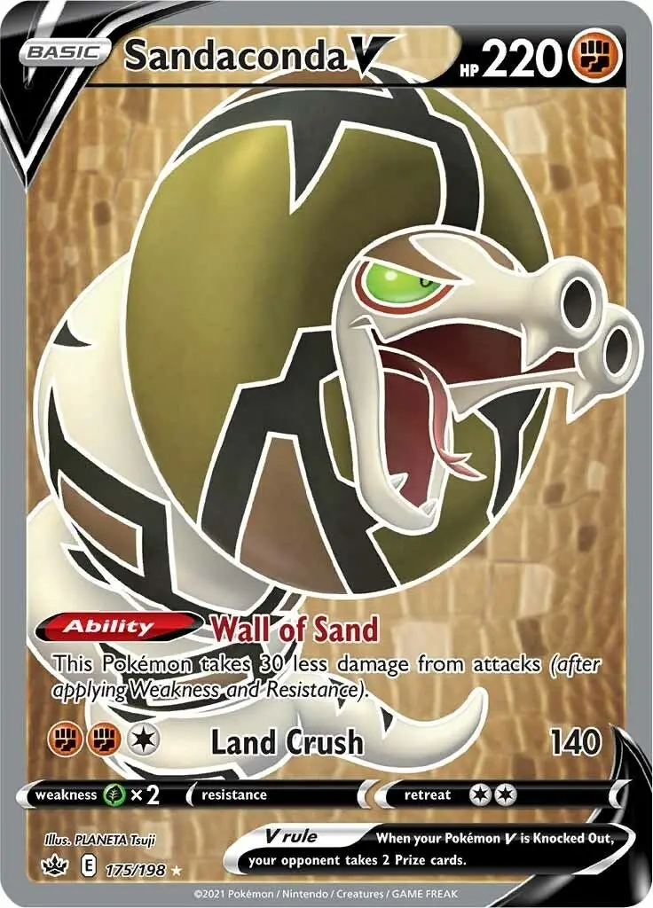 Sandaconda V (Full Art) (175/198) (Swsh06) 1