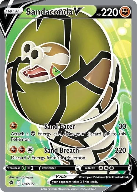 Sandaconda V (Full Art) (184/192) (Swsh02) 1