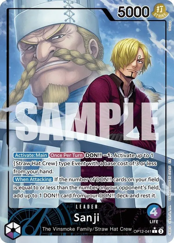 Sanji (041) (Alternate Art) (Op12-041) (Op12) 1