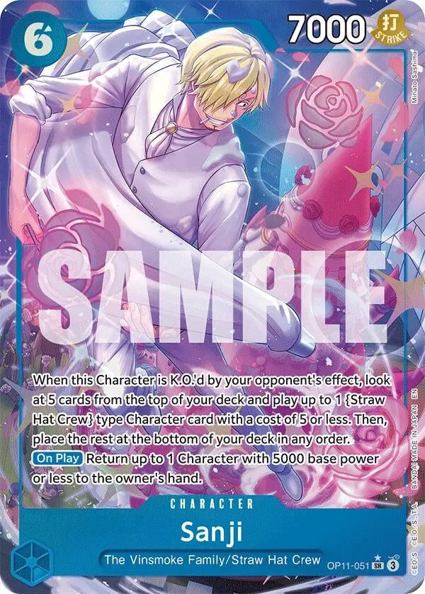 Sanji (Alternate Art) (Op11-051) (Op11) 1