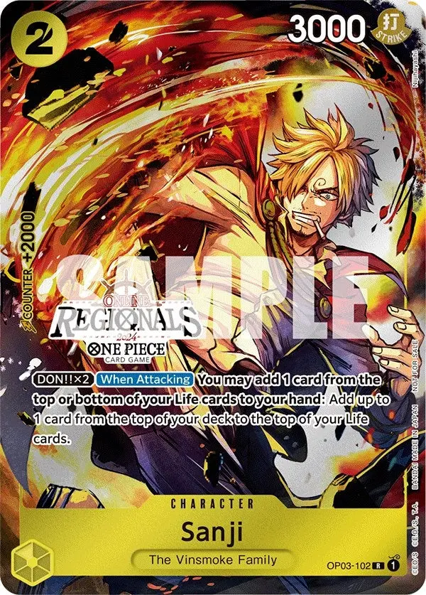 Sanji (Online Regional 2024) [Participant] (Op03-102) (Op-Pr) 1