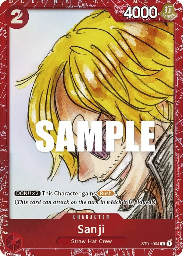 Sanji (Premium Card Collection -One Piece Film Red Edition-) (St01-004) (Op-Pr) 1