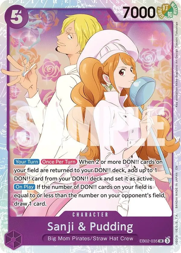 Sanji & Pudding (Eb02-035) (Eb-02) 1