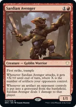 Sardian Avenger (23) (Brc) 1