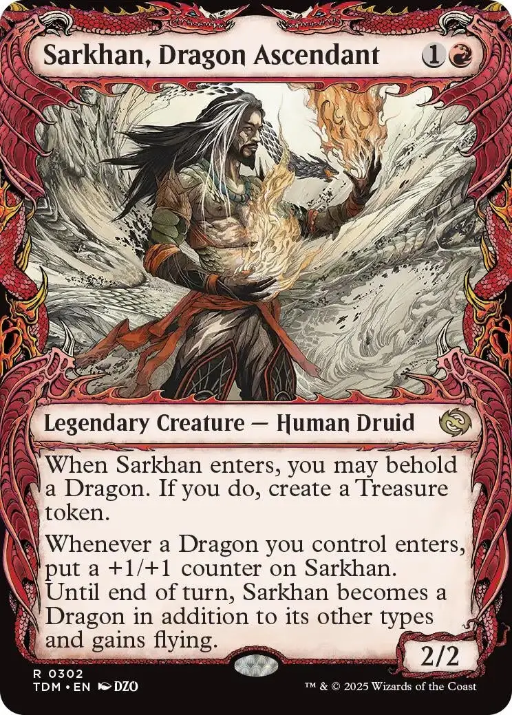 Sarkhan, Dragon Ascendant (0302) (Showcase) (302) (Tdm) 1