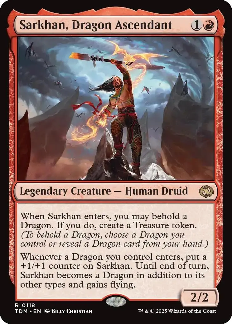 Sarkhan, Dragon Ascendant (118) (Tdm) 1