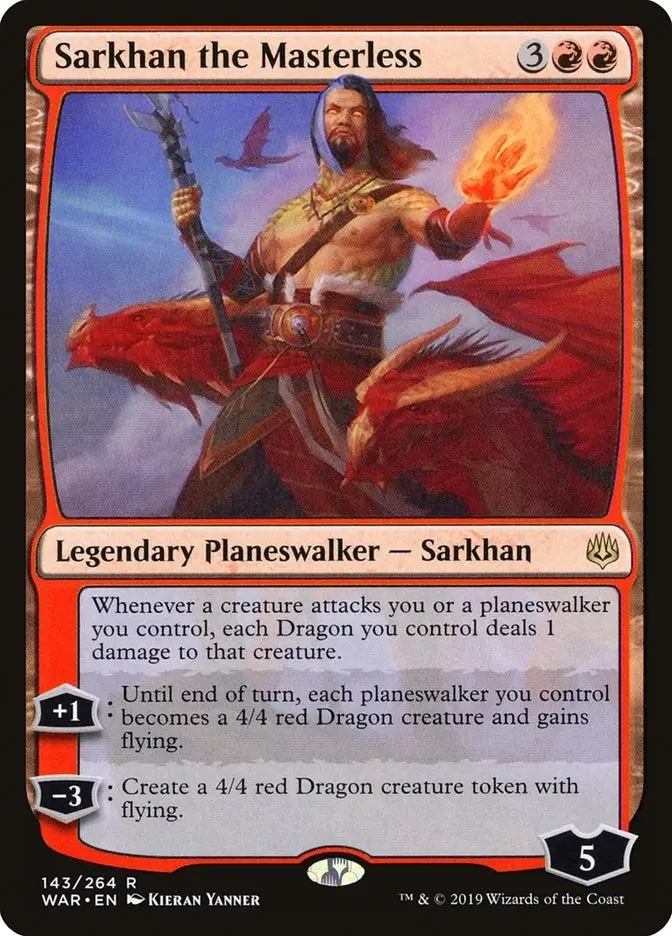 Sarkhan The Masterless (143) (War) 1