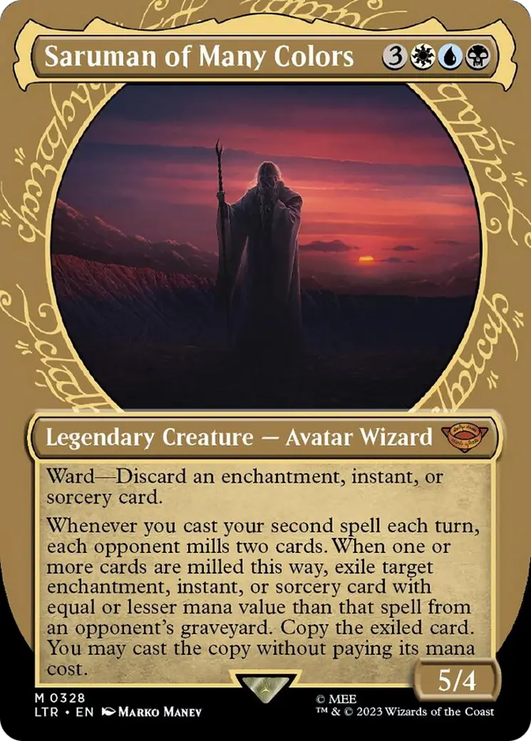 Saruman Of Many Colors (Showcase Ring Frame) [The Lord Of The Rings: Tales Of Middle-Earth] 1