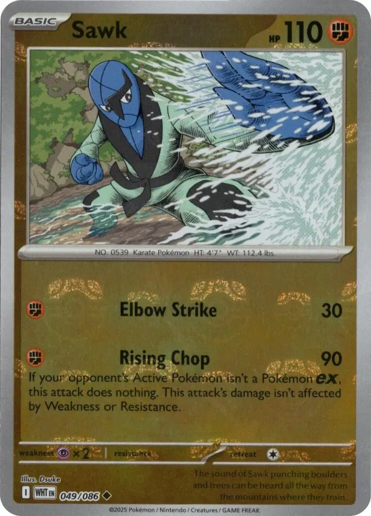Sawk (Master Ball Pattern) (049/086) (Wht) 1