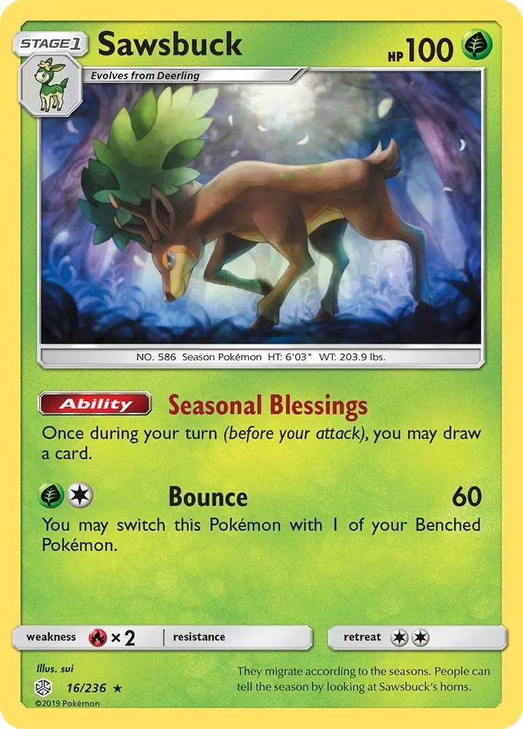 Sawsbuck (16/236) (Sm12) 1