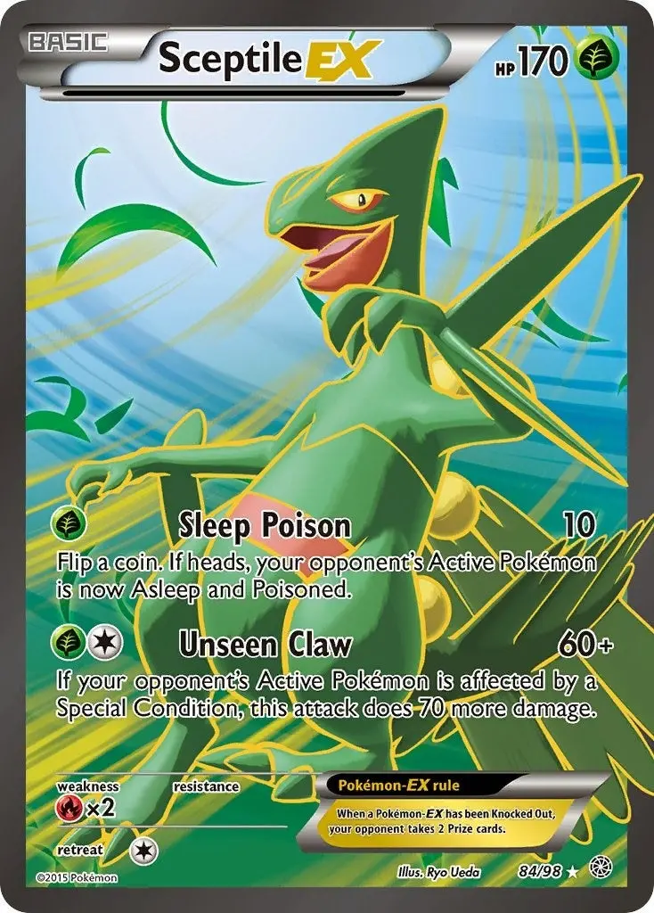 Sceptile Ex (84 Full Art) (84/98) (Aor) 1