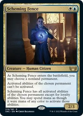 Scheming Fence (219) (Snc) 1