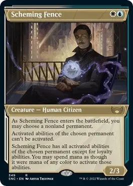 Scheming Fence (Showcase) (349) (Snc) 1