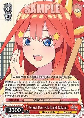 School Festival, Itsuki Nakano (5Hy/W101-E069s Sr) [The Quintessential Quintuplets Movie] 1
