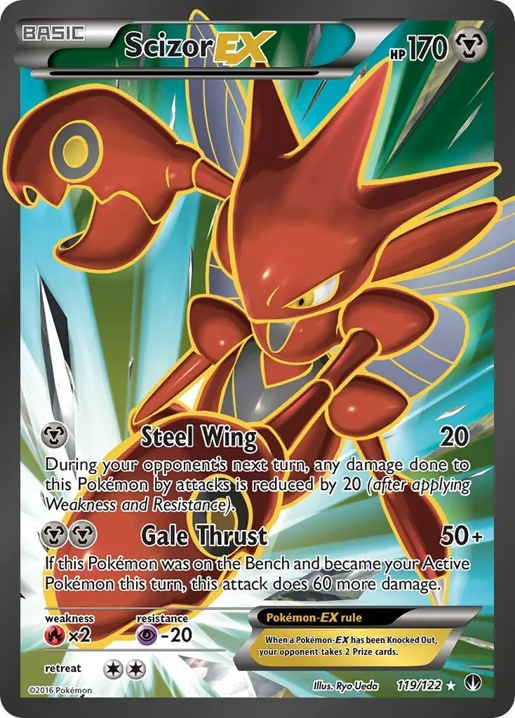 Scizor Ex (Full Art) (119/122) (Bkp) 1