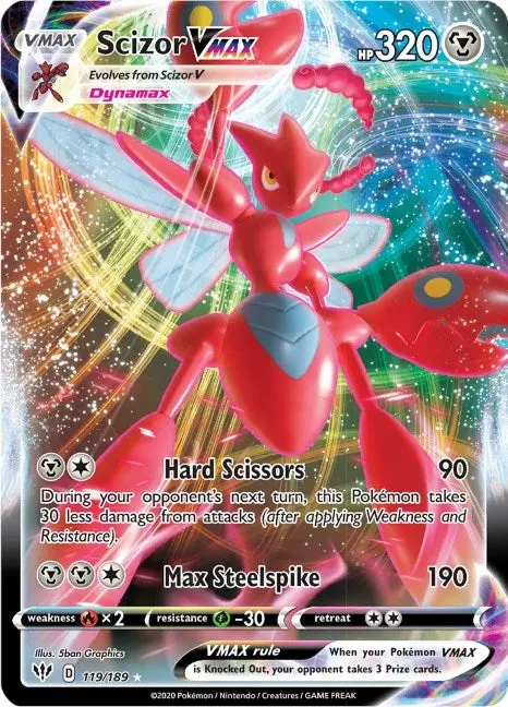 Scizor Vmax (119/189) (Swsh03) 1