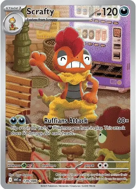 Scrafty (139/086) (Wht) 1