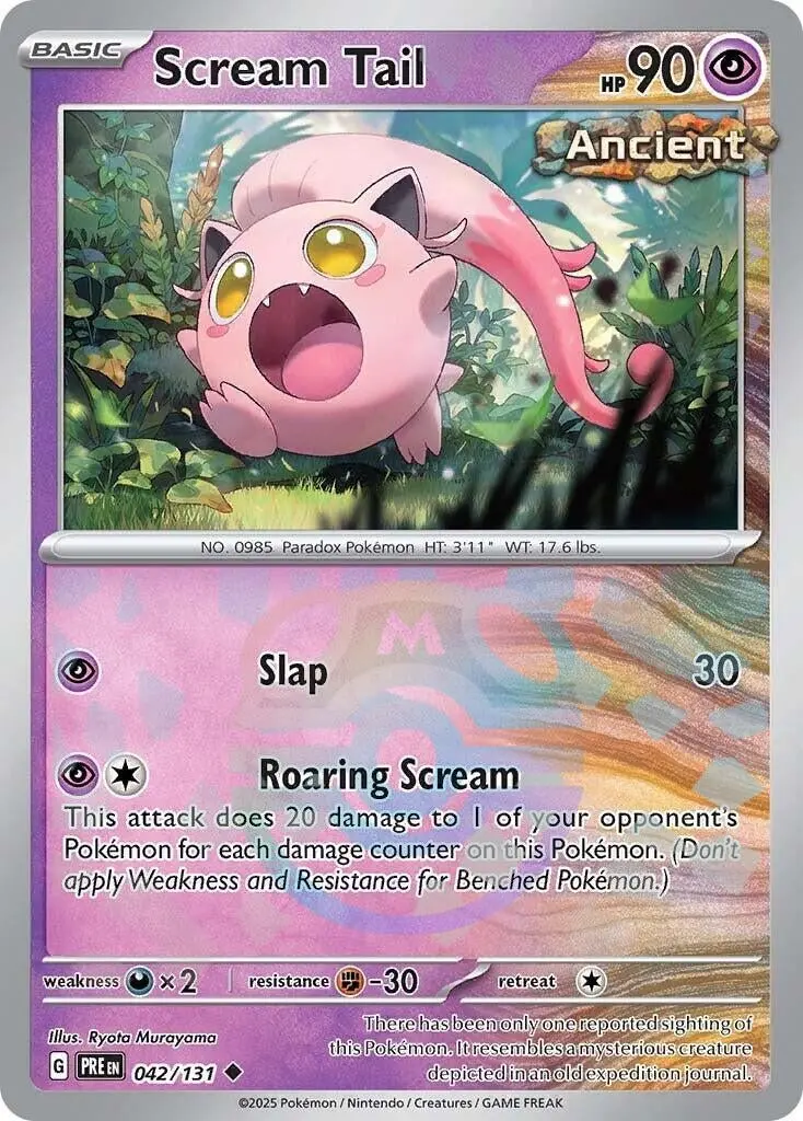 Scream Tail (Master Ball Pattern) (042/131) (Pre) 1