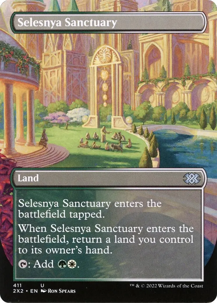 Selesnya Sanctuary (Borderless) (411) (2X2) 1