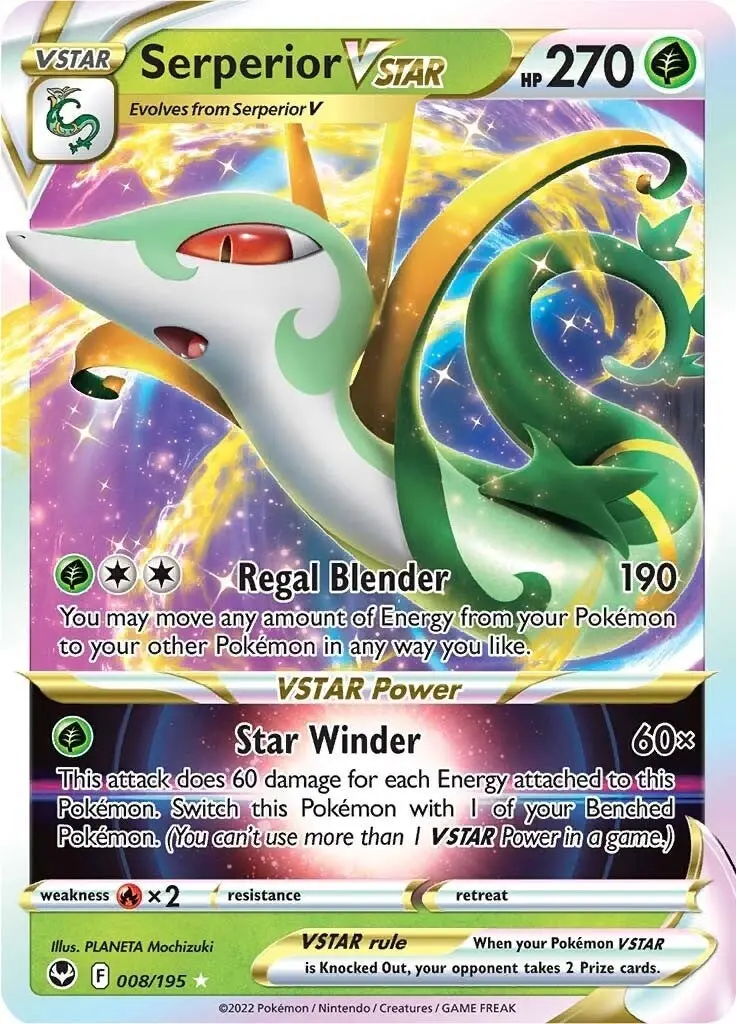 Serperior Vstar (008/195) (Swsh12) 1