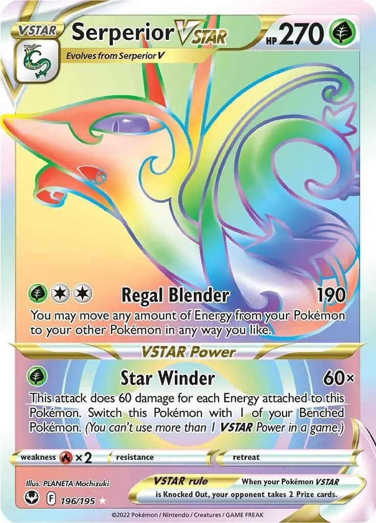 Serperior Vstar (Secret) (196/195) (Swsh12) 1